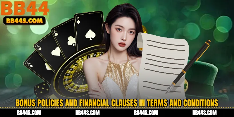 Bonus Policies and Financial Clauses in Terms and Conditions